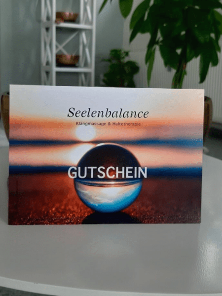 Gutschein für Klangmassage & Haltetherapie